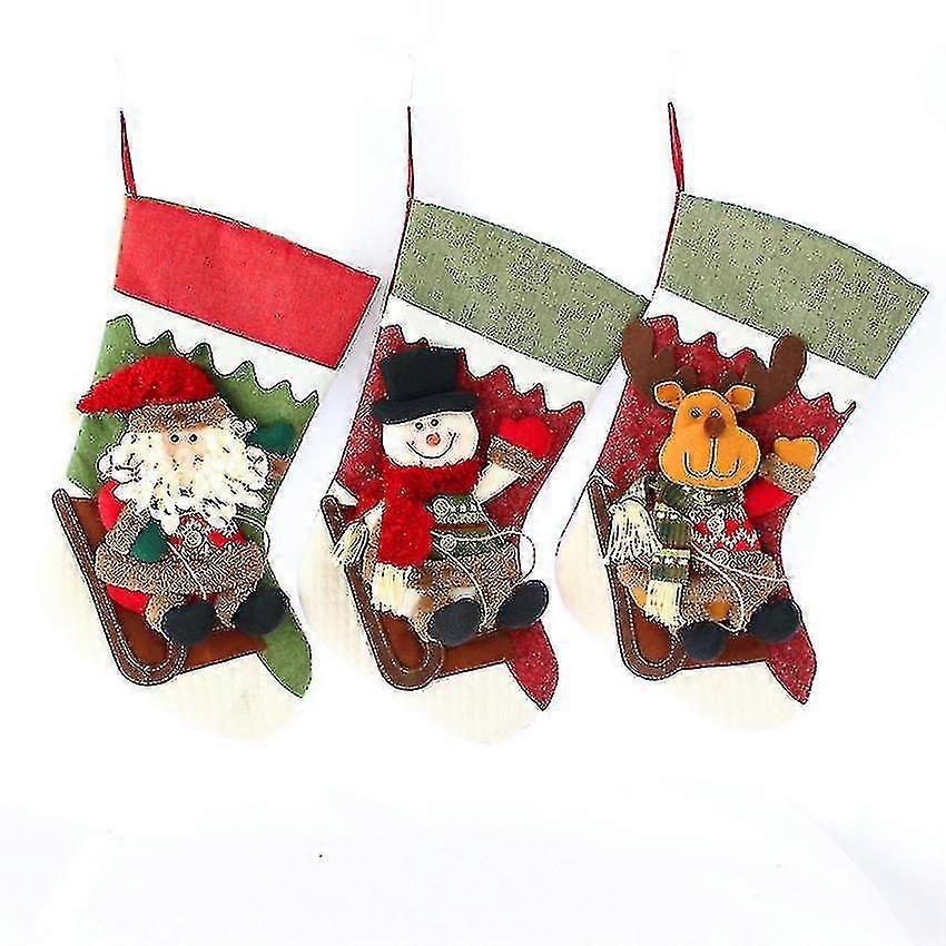 クラシッククリスマスストッキングオーナメント