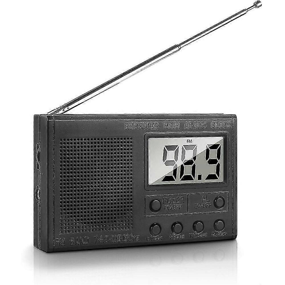 Fm Digital Radio Kit Diy Fm 87-108mhz Adjustable Wireless Receiver Timed Broadcast Function For Sol