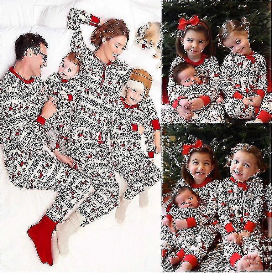 Familie Matching Erwachsene Weihnachten Pyjamas Weihnachten Nachtwäsche Pyjamas Pjs Set Festliche