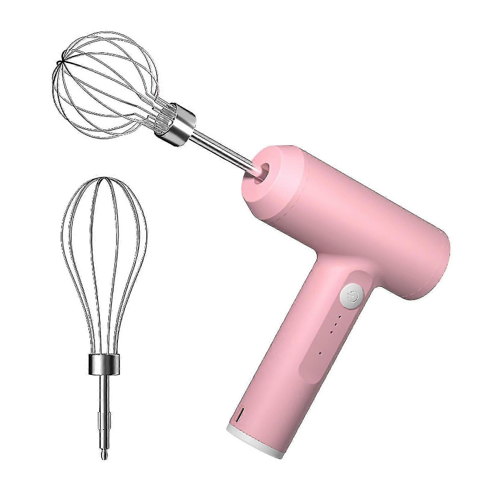 1 Set Egg Beater Non-stick Reusable Electric Three-speed Foam Maker Kitchen Gadgets