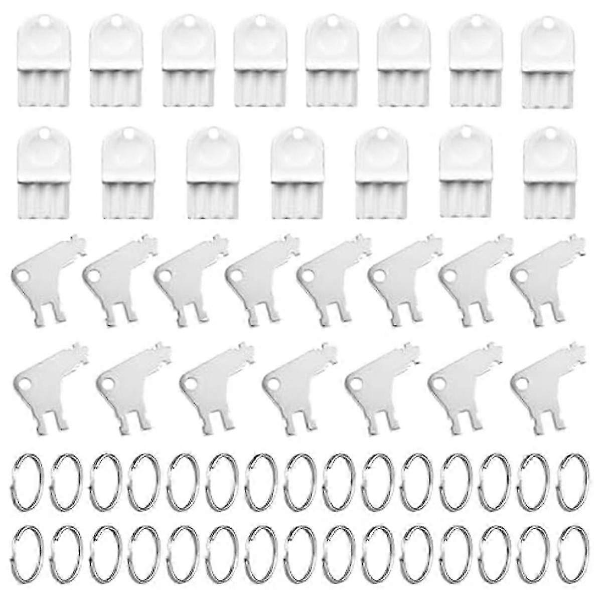 30kpl käsipyyheannostelijan avain, wc-pehmopaperiavain, muovipidikkeen vaihto 30 avaimenperän osalla