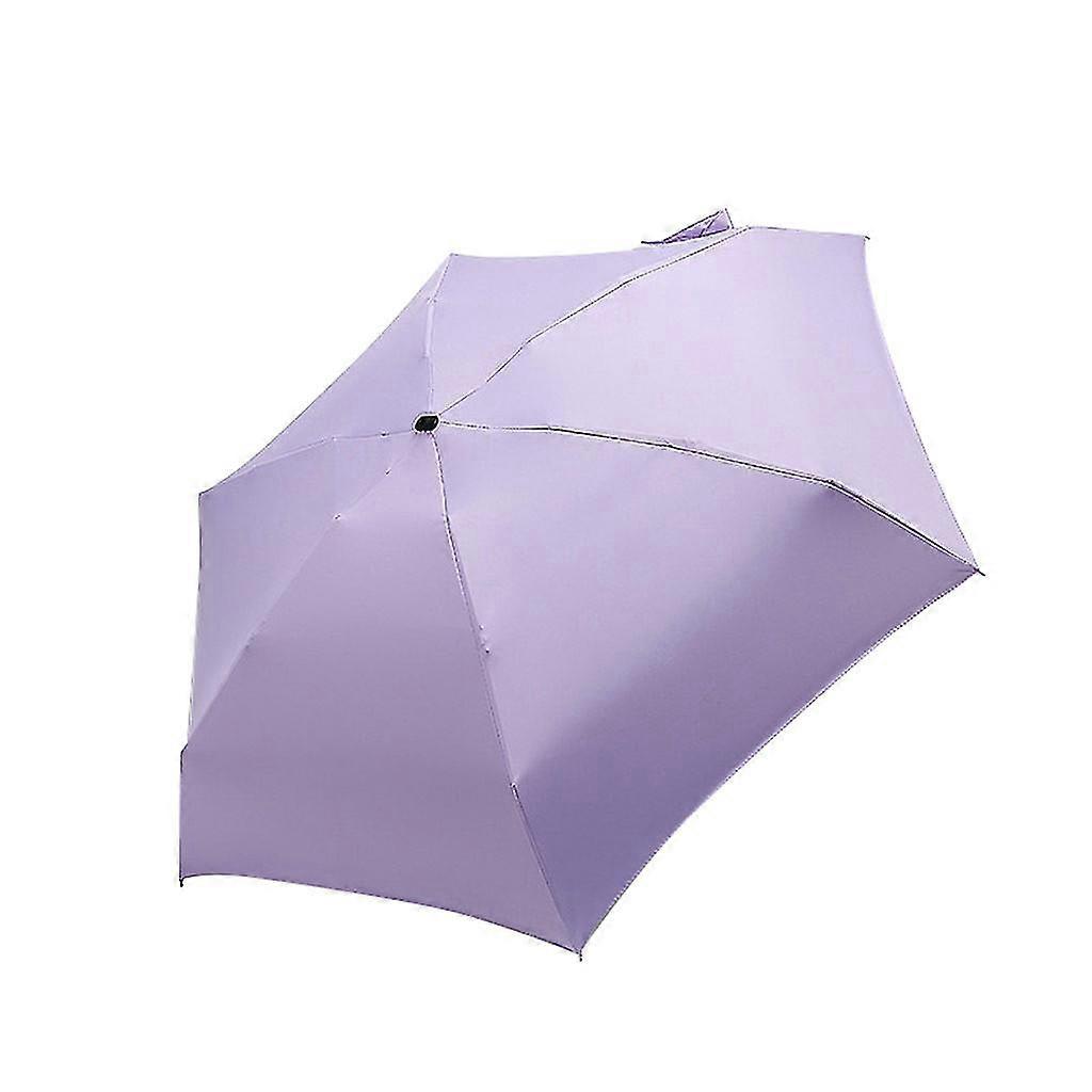 Flat Lightweight Umbrella Parasol Folding Sun Umbrella Mini Umbrella