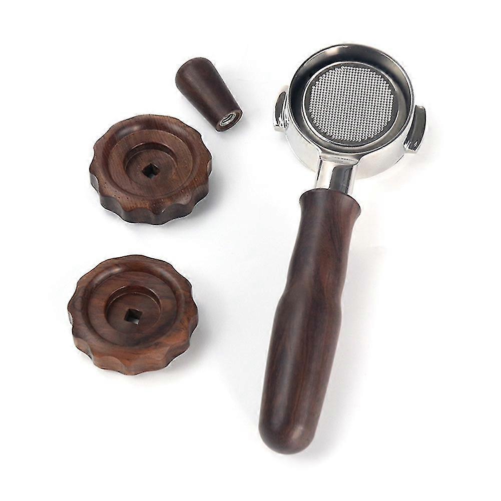 For Expobar E61/ Coffee Machine Solid Wood Bottomless Portafilter 58mm Universally Modification Par