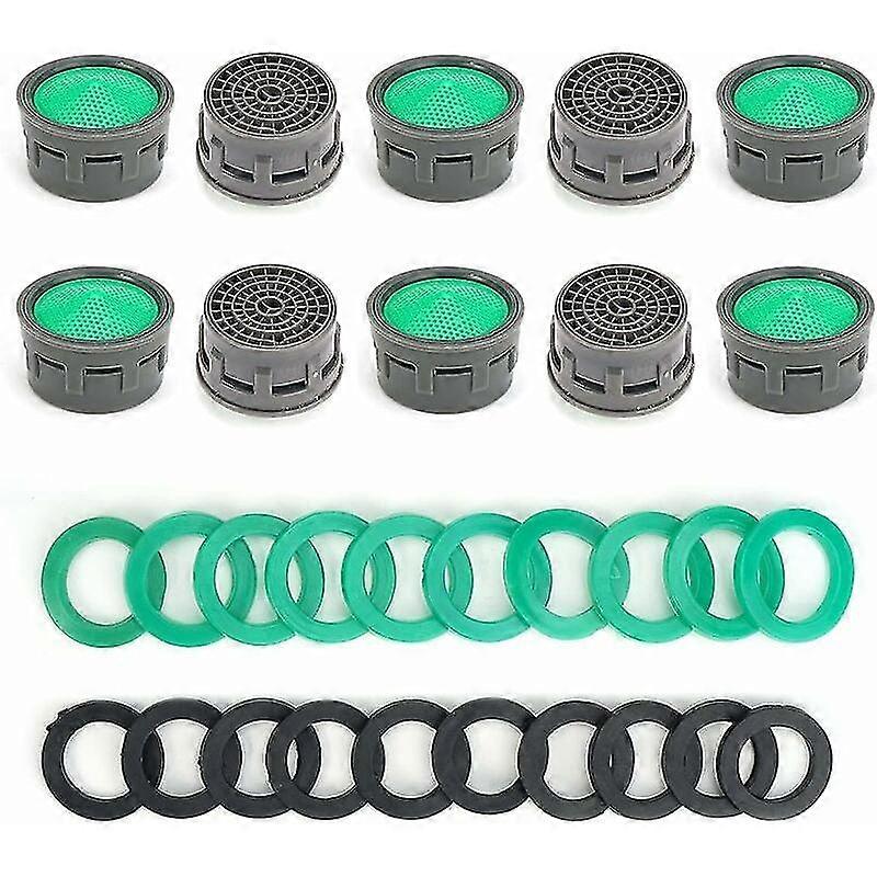 10pcs Faucet Aerator, Faucet Aerator, Water Saving Aerator With 20 Joints, Outer Diameter 21mm, Faucet Aerator For Bathroom And Kitchen