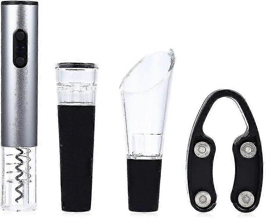 Electric Wine Opener Set- Automatic Corkscrews Wine Bottle Opener,rechargeable