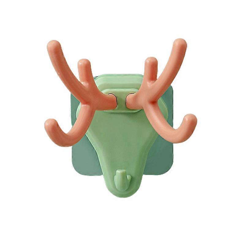 Antler Design Coat Hook Good Load-bearing ABS Saving Space Door Hanger for Kitchen