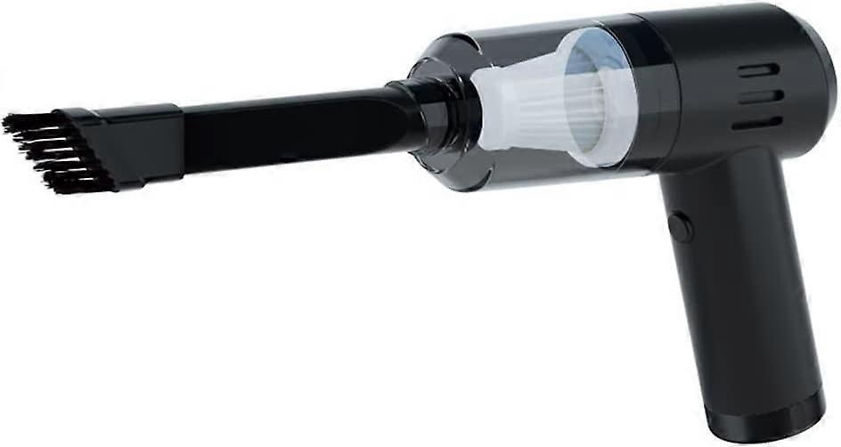 USB Rechargeable Car Vacuum Cleaner - Black