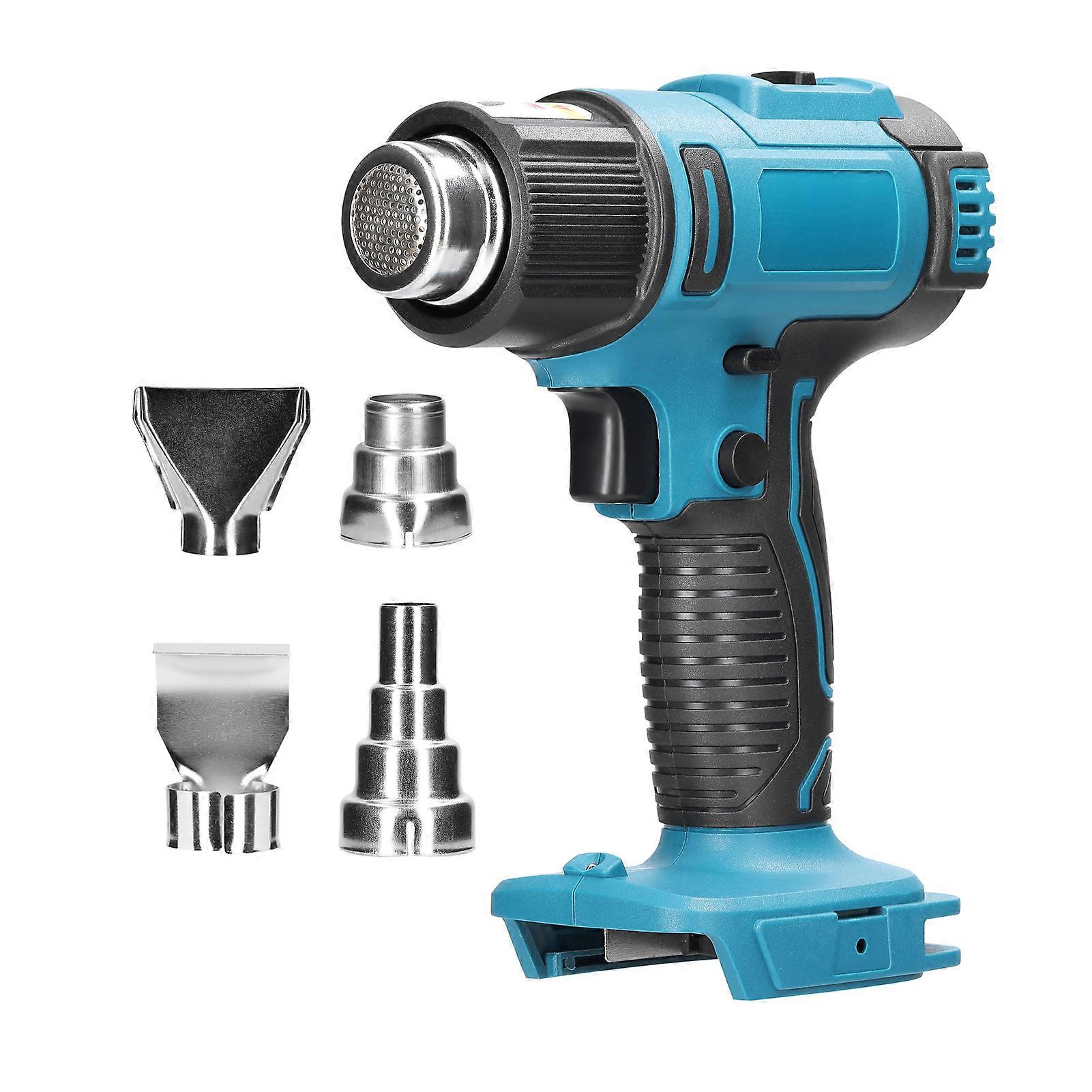 Cordless Handheld Hot Air Machine Digital Display Rechargeable Heating Equipment 50-300 Temperature Adjustable Power Tool