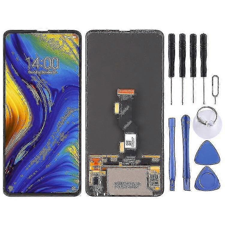 Oled Material Lcd Screen And Digitizer Full Assembly Compatible Xiaomi Mi Mix 3(black)