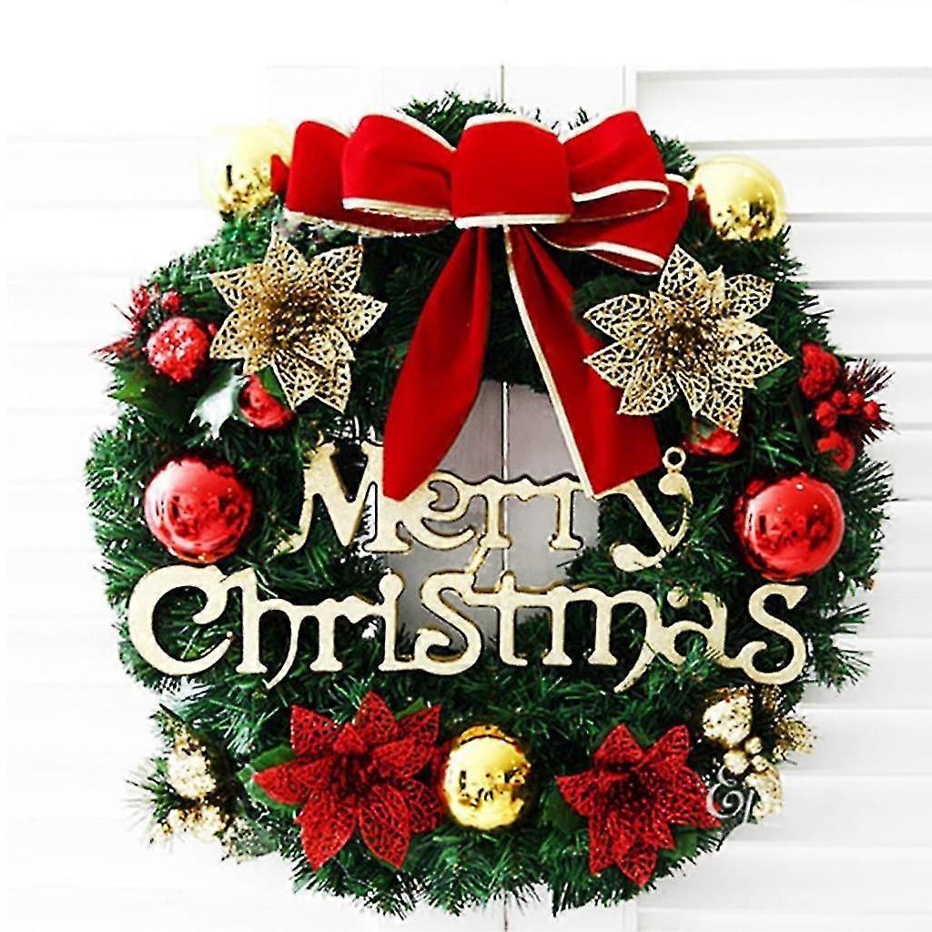 Christmas Wreath Ring, Plastic, 30 Cm