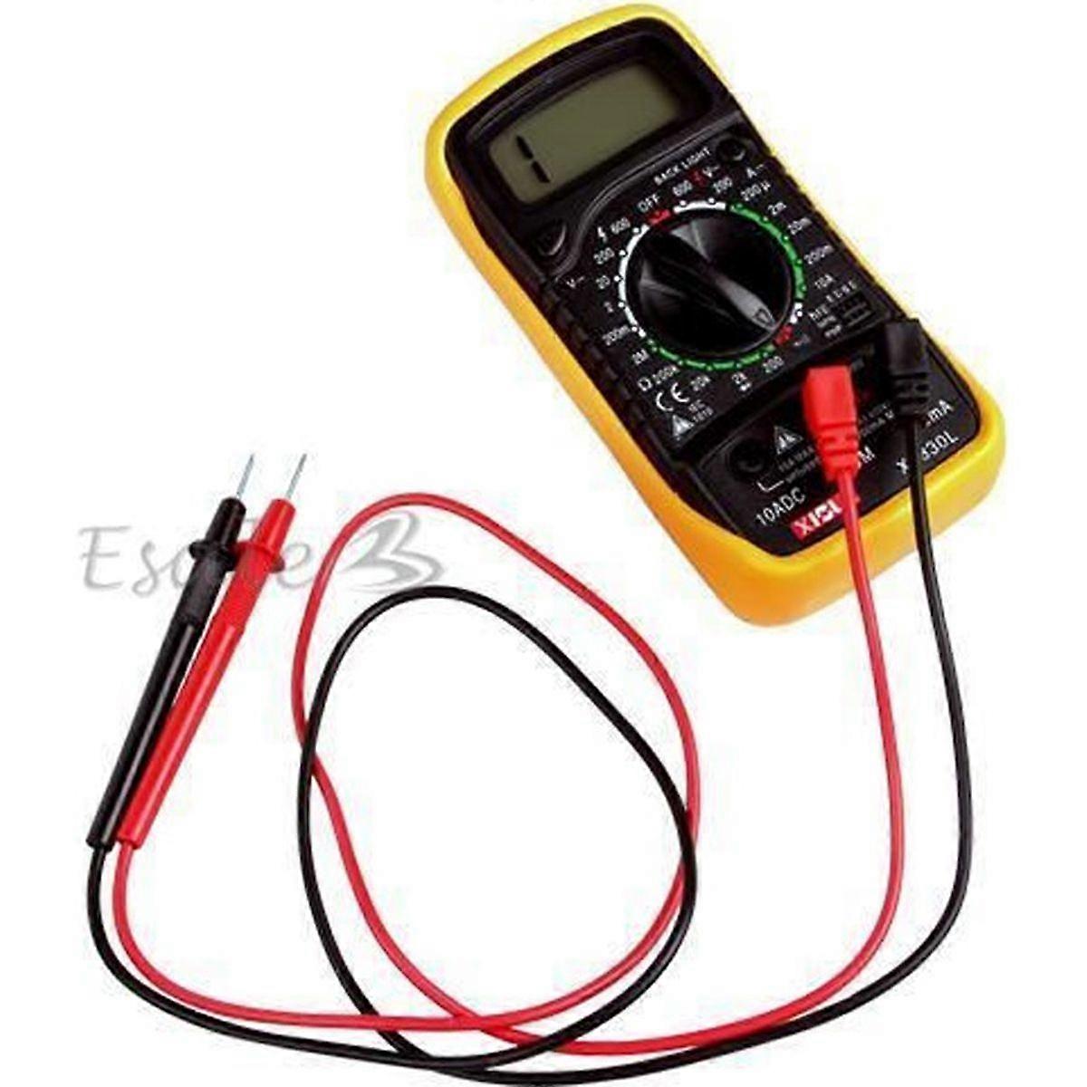 XHX AC/DC DIGITALT MULTIMETER VOLTMETER AMPEREMETER OHMMETER