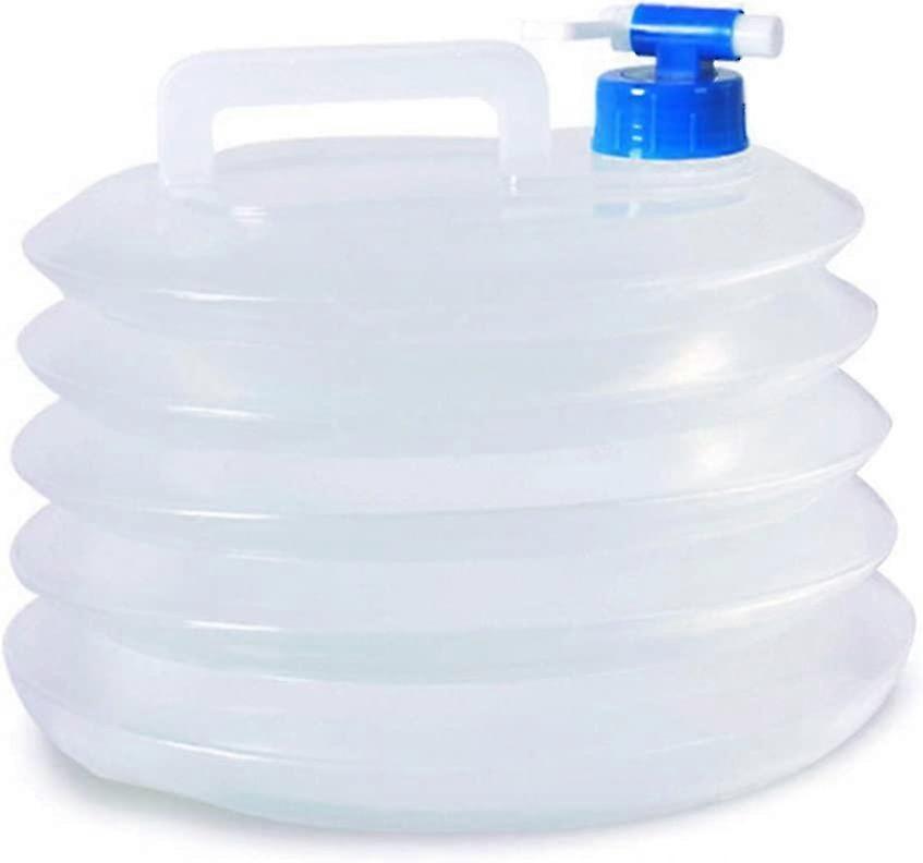 Outdoor picnic car portable large-capacity water storage bucket 3L 5L 10L 15L portable foldable bucket with faucet