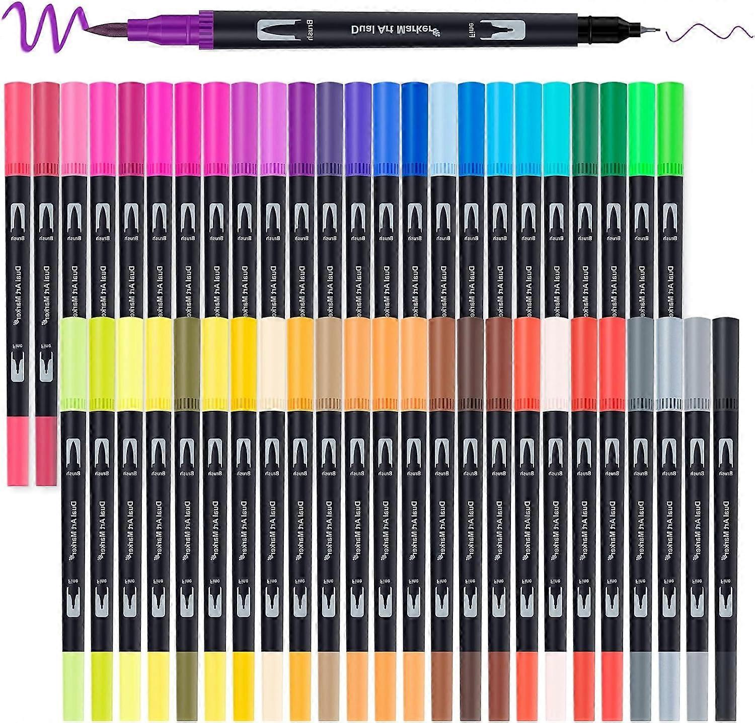 Langou 3D Acryl Gelstifte Set - 72 Farben Für Malbücher & Bastelprojekte