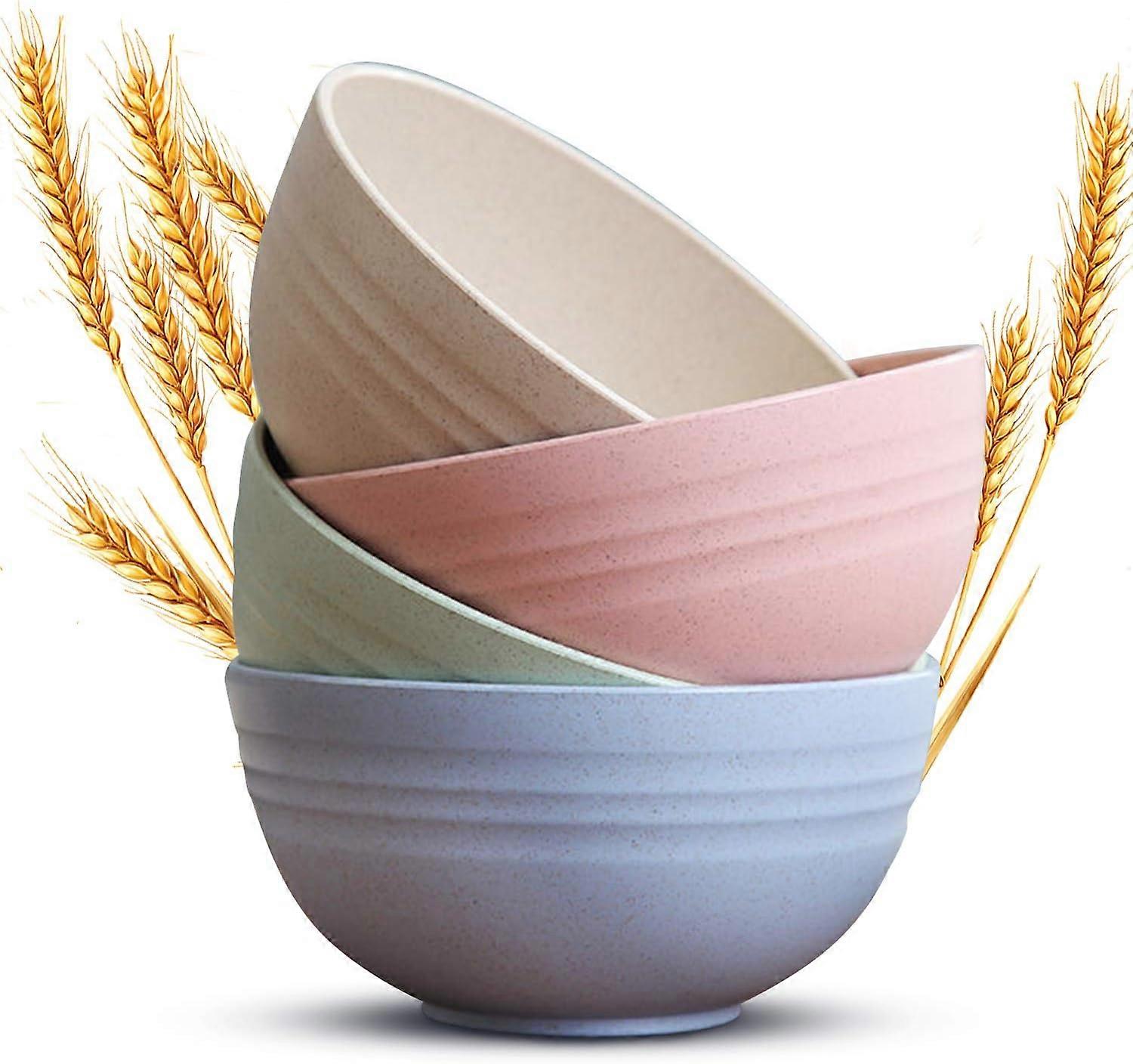 Wheat Bowls Lightweight, Unbreakable Wheat Bowls Set