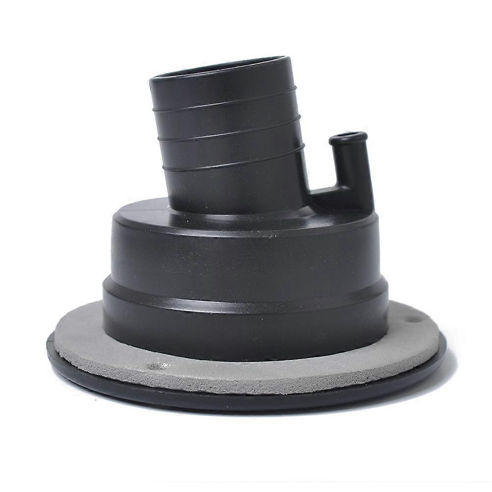 Gravity Water Inlet Fill Dish Hatch with Lock for RV Camper Trailer (Black)