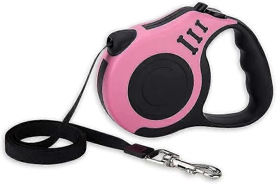 Retractable Leash - Suitable For Medium And Large Dogs - Non-Slip   With Brake And Locking Butt