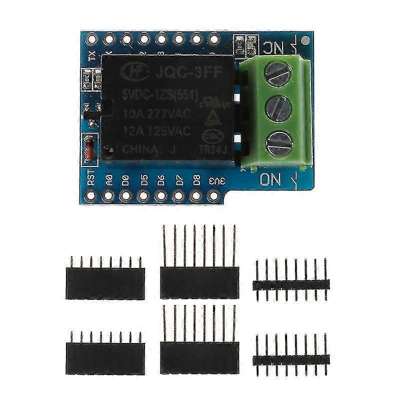 Relay Relais Shield For Wemos D1 Mini Wifi Ch340 Iot Lua Compatible 397