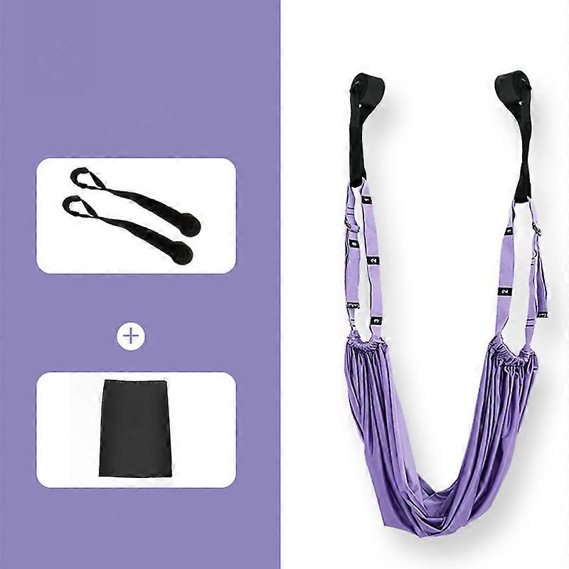Adjustable Yoga Strap Hammock Swing Stretching Wall Rope Anti-Gravity Aerial Inversion Stretch Belt Home Gym Flexibility Trainer