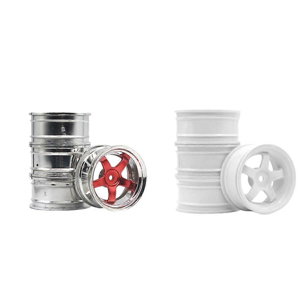 8pcs 1/10 Wheel Rim Wheel Hubs Accessory for  Modified Accessories