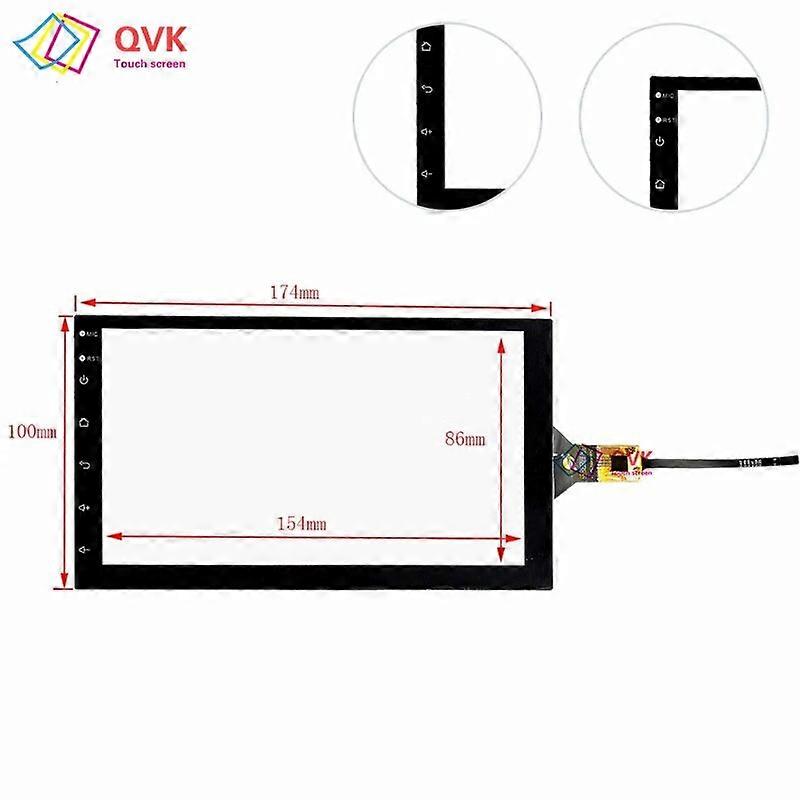 10PCS 10.1inch HK10DR2438 external capacitive Touch screen touchscreen capacitance panel handwritten Noting size and color