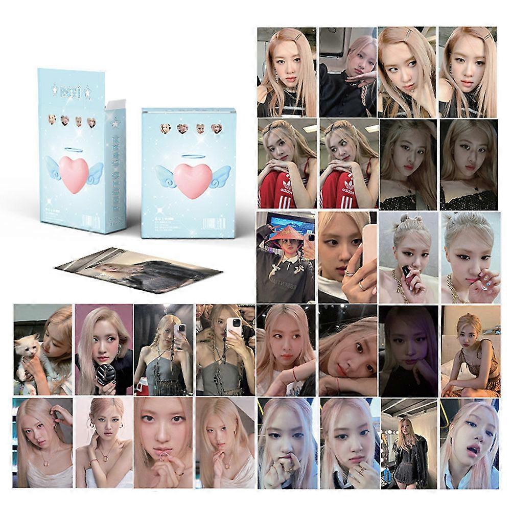 Karty LOMO 50 sztuk pojedynczy laser [ROSE] dla fanów Prezent