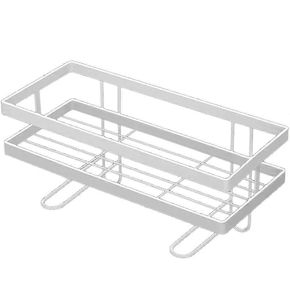 Bad over toaletthyllen, baderomsarrangør, hvit