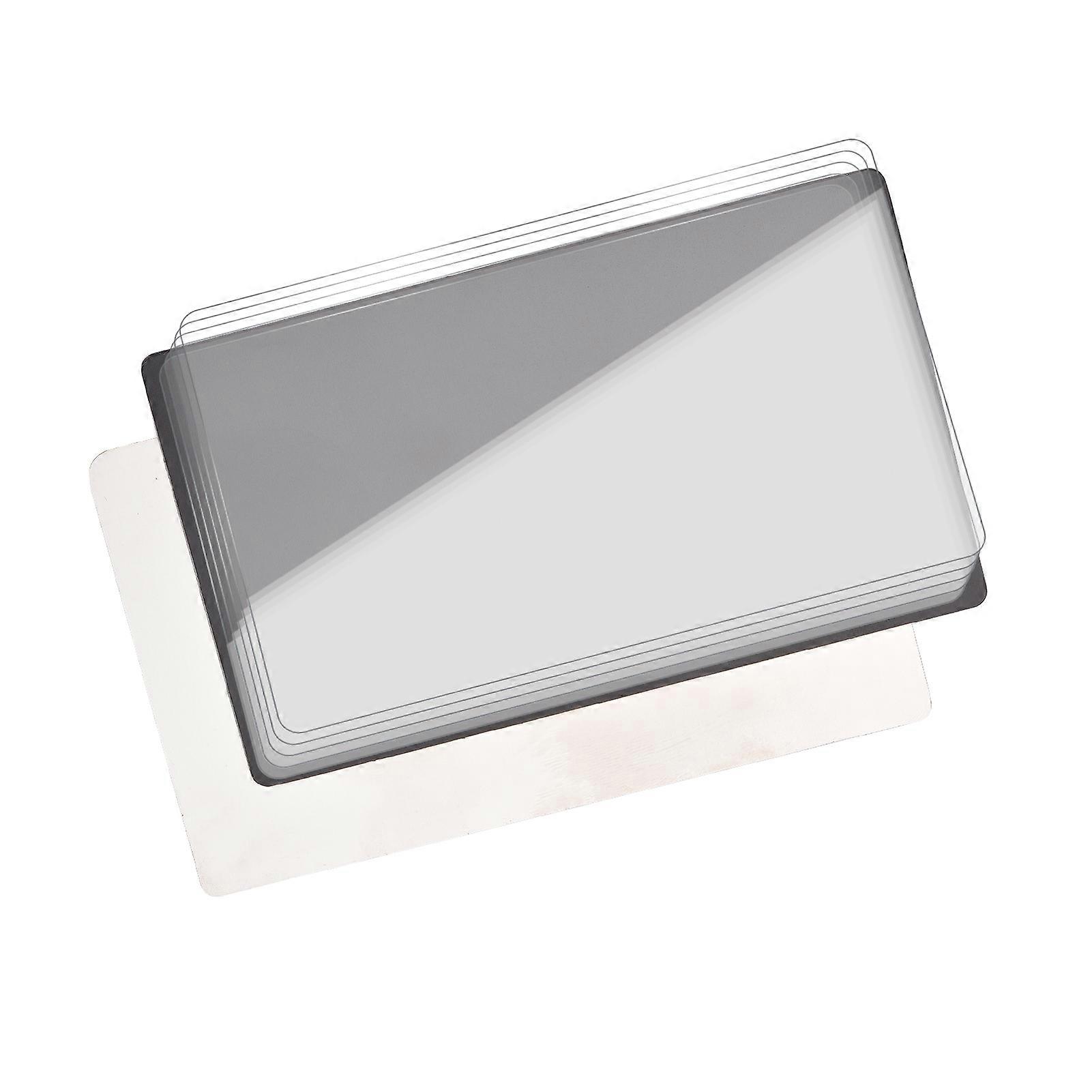 135*80mm Removal Spring Steel Flexible Build Plate Sheet Print Bed + Magnetic Sticker with Adhesive Backing Easy Removal Compatible with LCD/DLP/SLA U