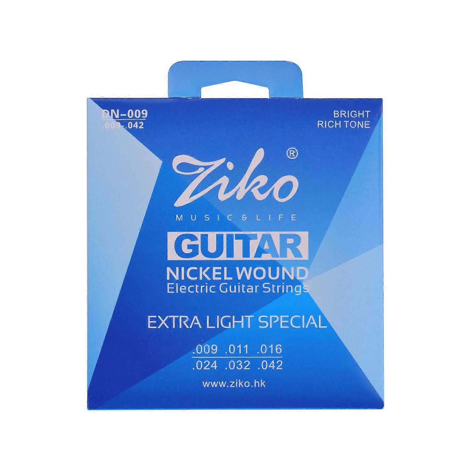 DN-009 Extra Light Guitar Strings for Electric Guitars Hexagonal Core Namo Coating Nickel Winding 6pcs Strings Set