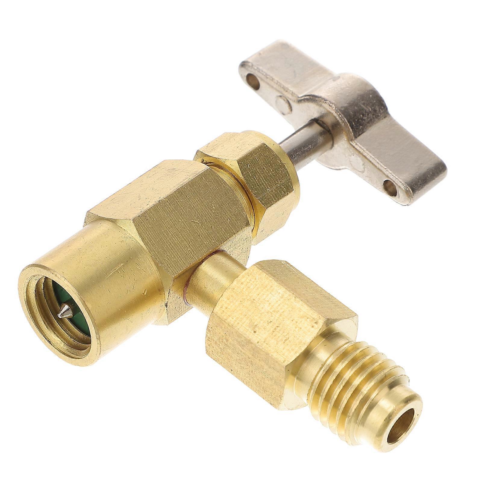 1 Set Refrigerant Can Tap Kit Refrigerant Can Tap Opener R134a Tank Adapter
