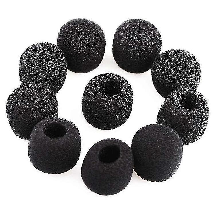 10pcs Mic Covers Mic Windscreen Mini Size Lapel Headset Mic Windscreen Microphone Windscreens