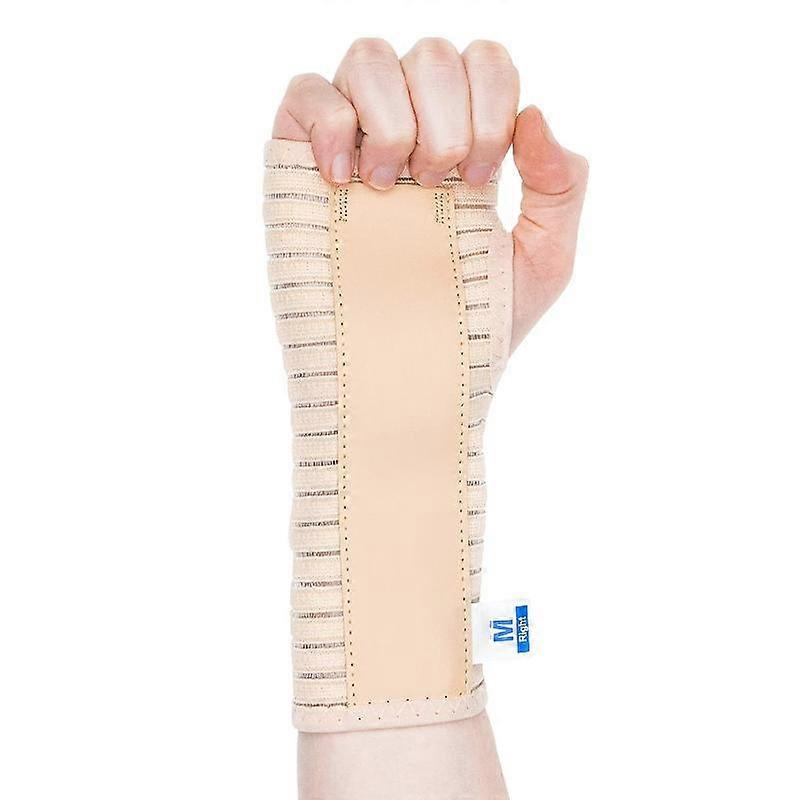 Breathable Wrist Support Brace Splint,Ideal for Carpal Tunnel, Sprains, and Tendonitis(Beige,single pack)