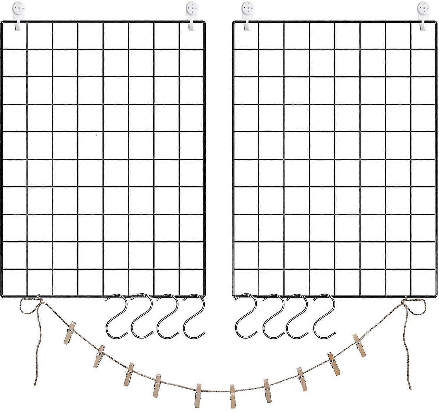 2pcs Photo Wall Grid For Stylish Home Dcor, 35*35cm