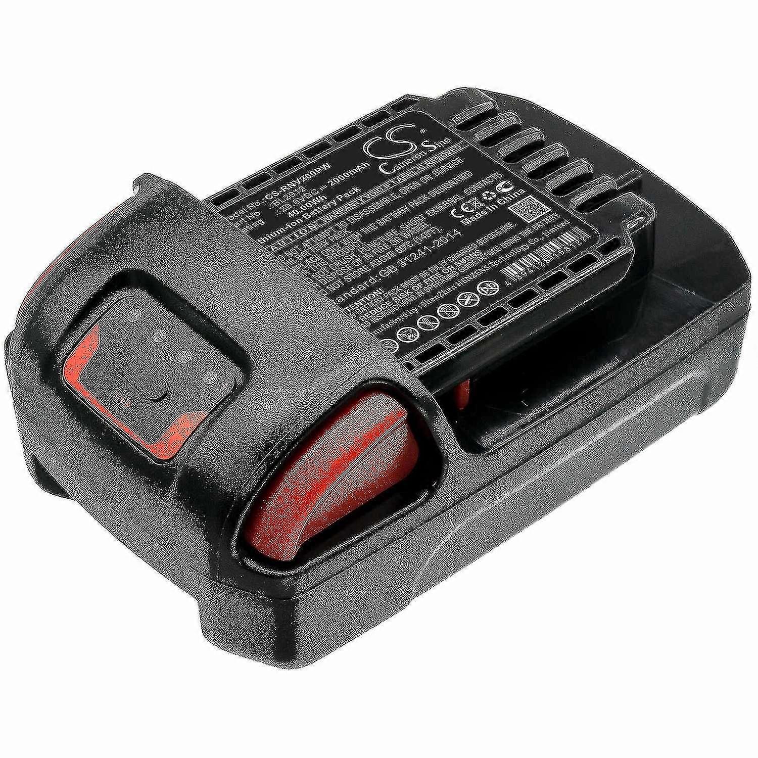Power Tool Battery compatible with Hitachi 2000mah 20v  Bl2012  Iqv20