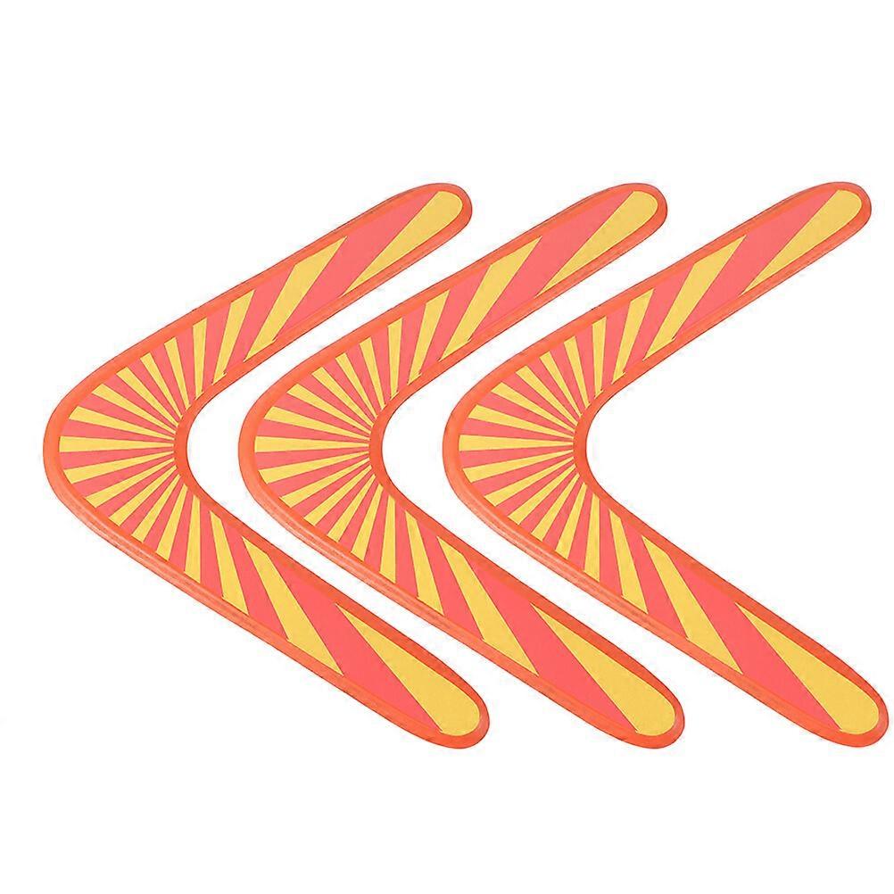 3pcs δημιουργικά παιχνίδια παιχνιδιών Boomerang παιδιών μπούμερανγκ για υπαίθρια