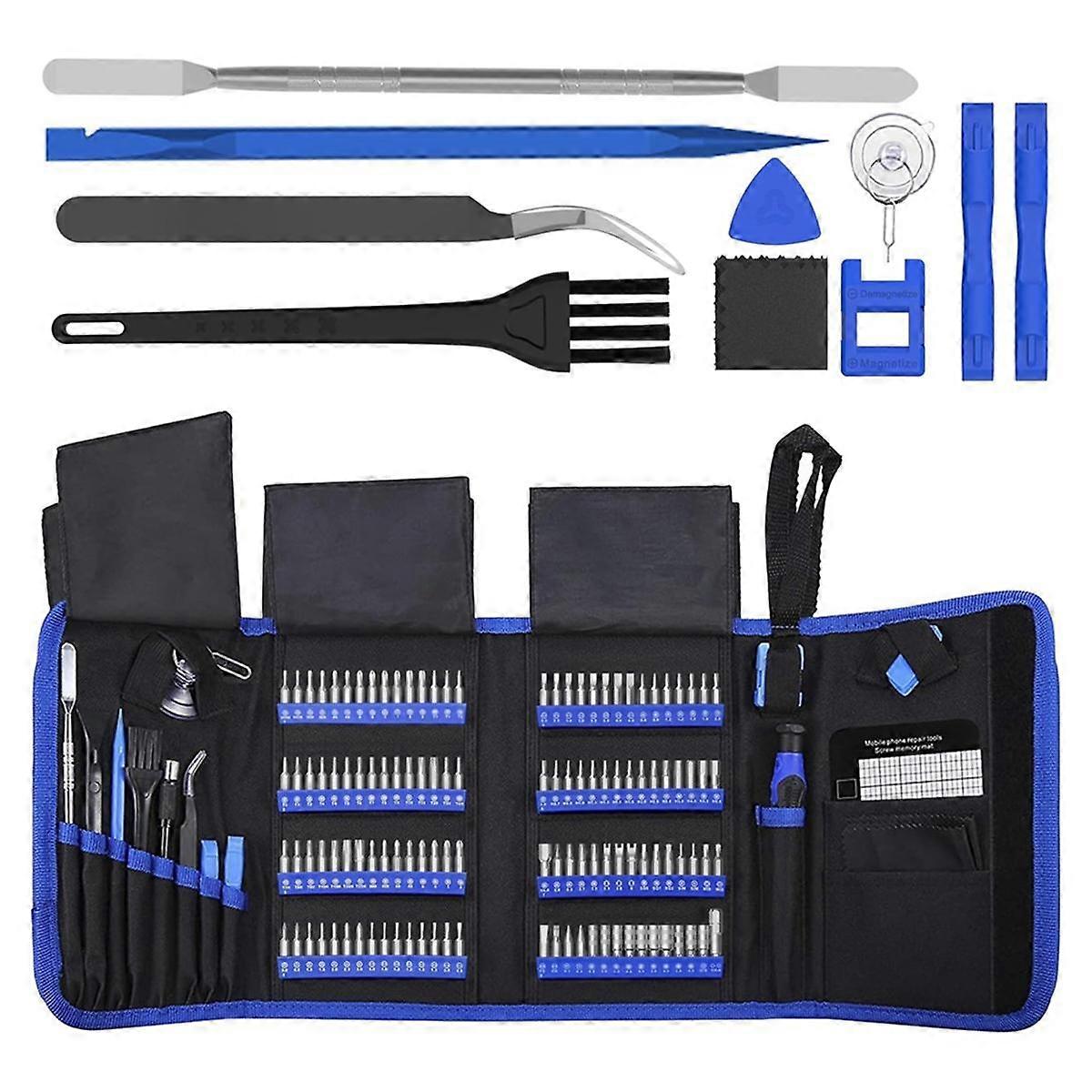 142 in 1 Precision Computer Screwdriver Kit, Electronics Screwdriver with 120 Bits Magnetic Repair Tool Kit