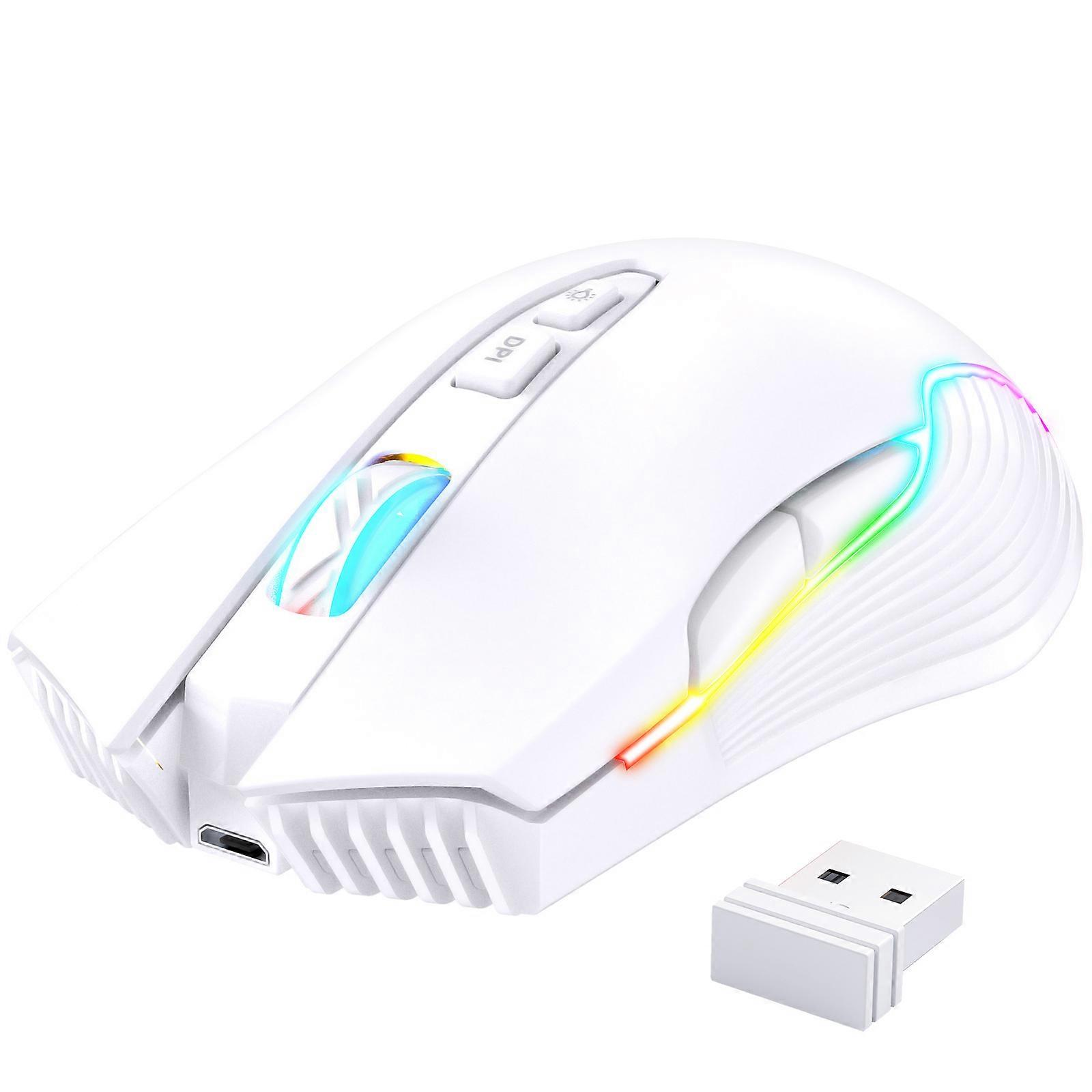 New Product ONIKUMA CW905 Cute Pink Wireless Gaming Mouse RGB Marquee Rechargeable Desktop Computer Notebook Mouse