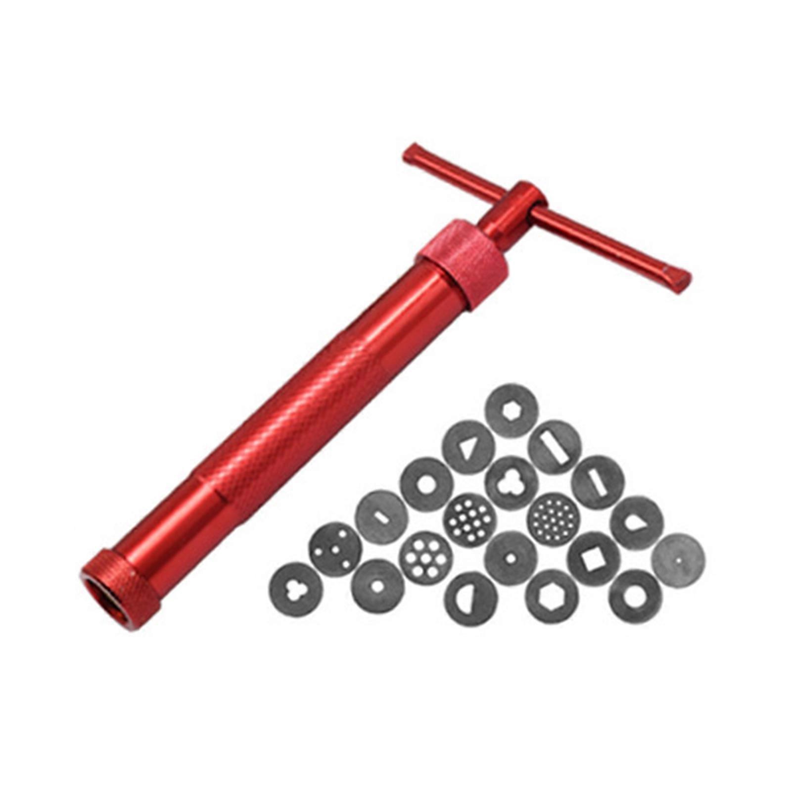 Ergonomic Anti-rust Clay Extruder Metal Practical Rotatable Cream Extruder for Home