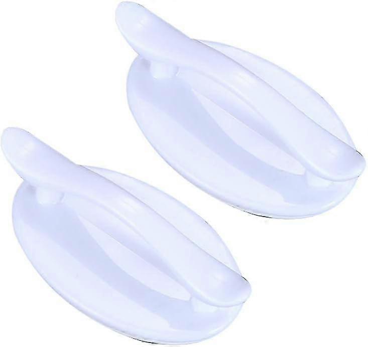 2 Pieces Self Adhesive Cabinet Pulls, Modern And Simple Cabinet And Door Handle, Easy To Install, Self Adhesive Pull For Cabinet, Cupboard, Door (whit