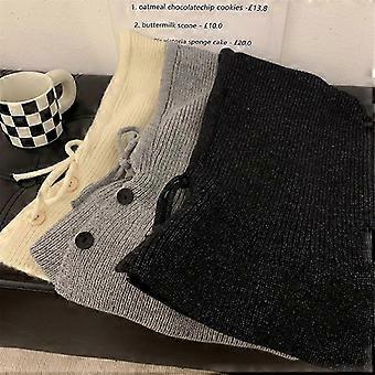 Wintermuts met capuchon en sjaal Gebreide muts voor dames en meisjes Warm, ademend en verstelbaar.