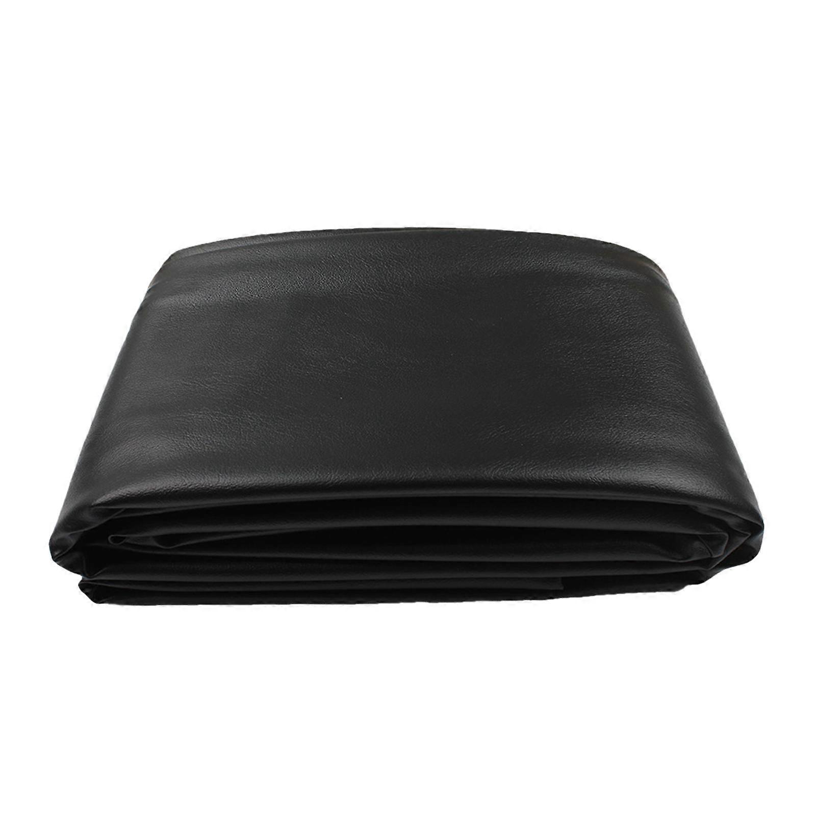 Housse de table de billard Cuir PU Housse de protection imperméable Protecteur de table de billard Noir 10ft