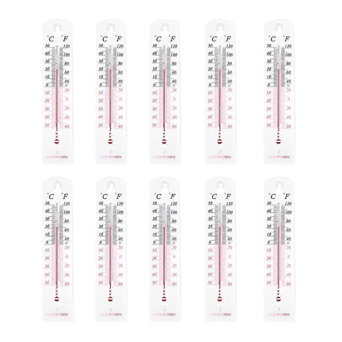 10PCS/Set Indoor Thermometer Use Accurate Celsius Fahrenheit Display Thermometer
