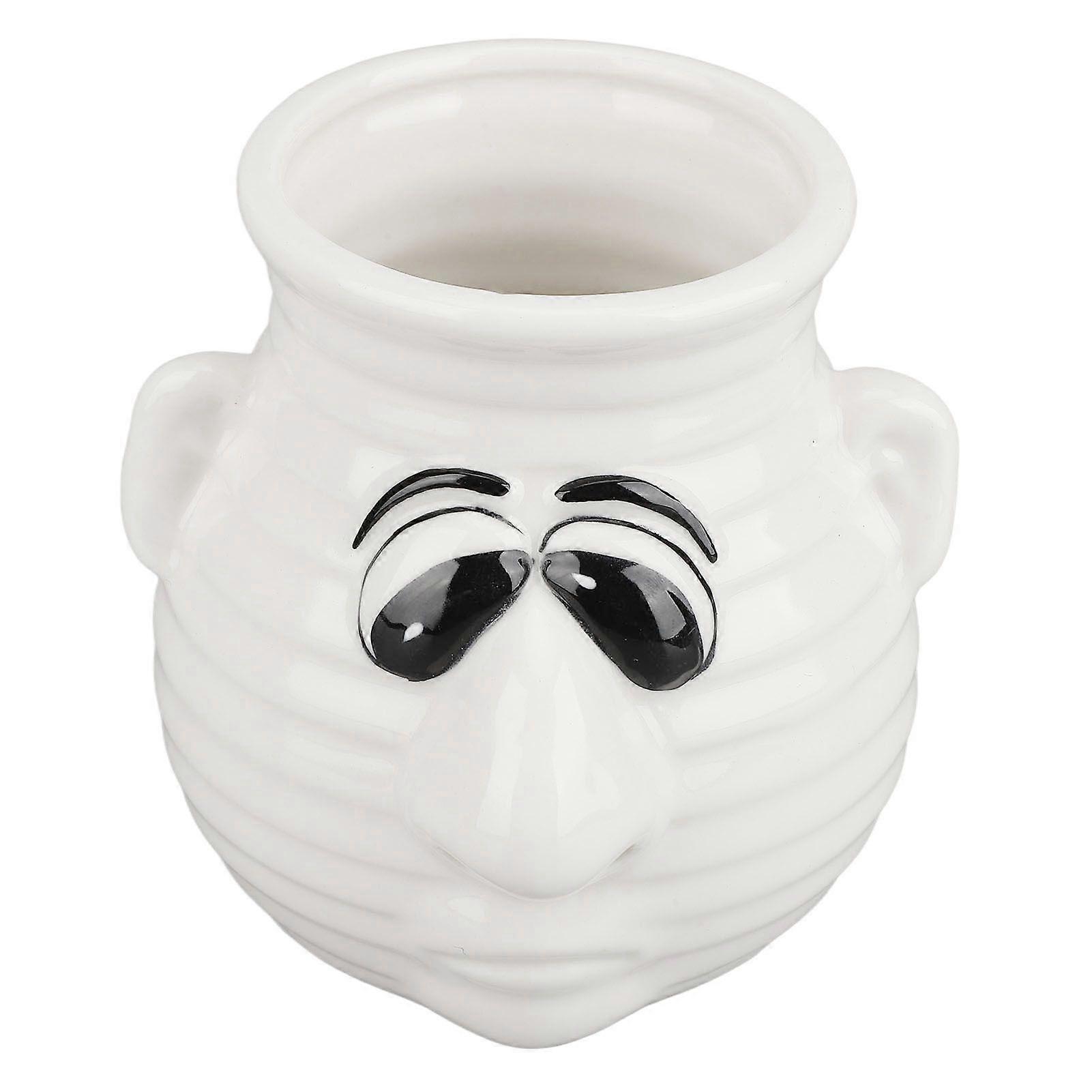 Creative Egg Separator Durable Ceramic Egg Kitchen Egg White Separator, White Genie