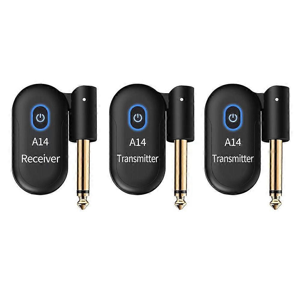 2-to-1 A14 Electric Guitar Wireless Transmitter Wireless Transceiver Wireless Pickup Guitar Wireles