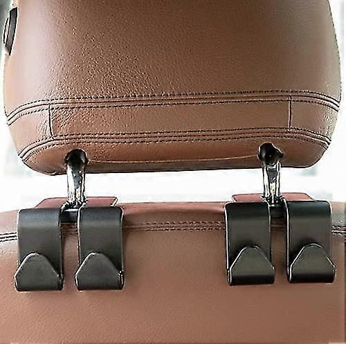 2 Sets Of Four Hooks Headrest Hooks For Car, Car Purse Hook, Multifunctional Universal Car Headrest Hook Capable Of Holding Mobile Phones