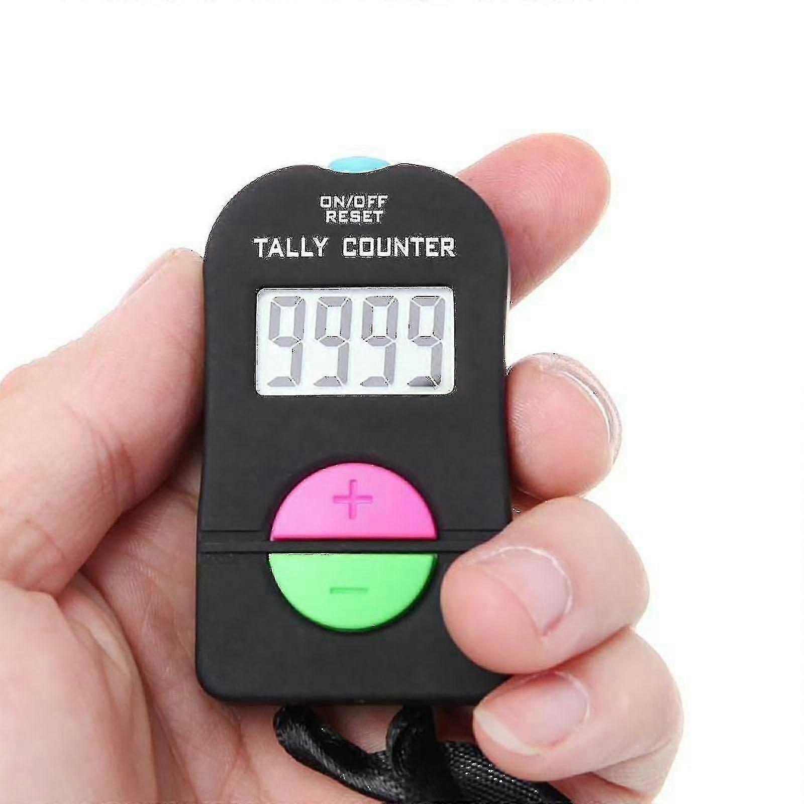 Digital Hand Tally Counter Electronic Manual Clicker Golf Gym Hand