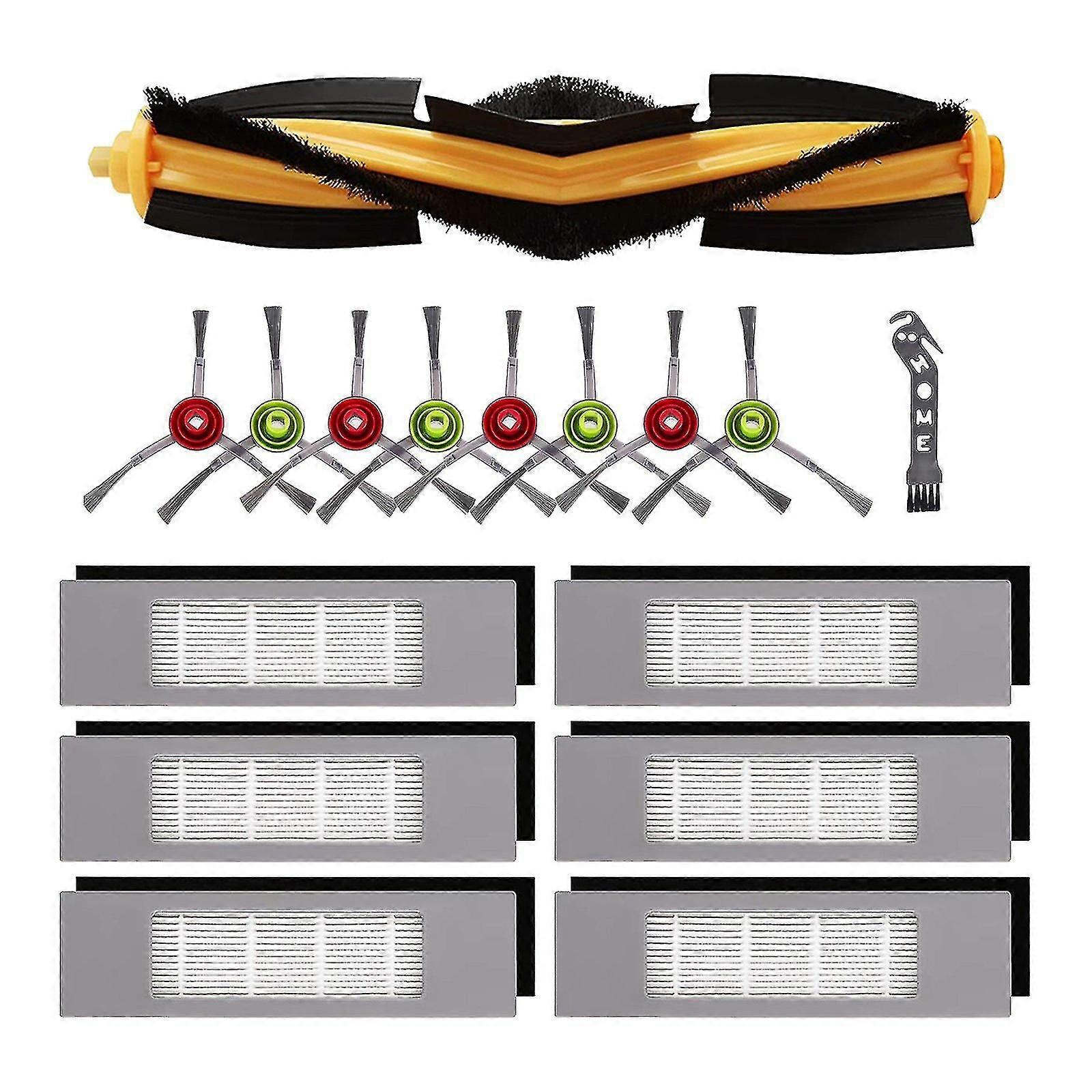16pcs For Ecovacs Deebot Ozmo 920 950 T5 T8 T8 Aivi T8 Max T9 Max