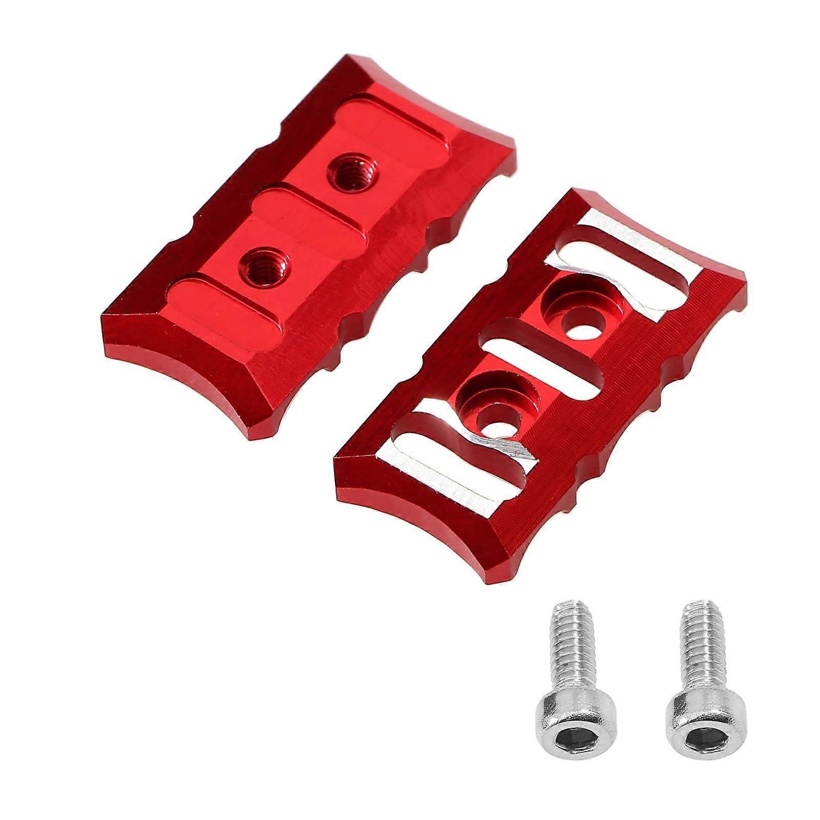 []Aluminum Alloy ESC Motor Cable Manager Wire Fixed Clamp Buckle Prevent Tangled Line Clip Tool for Remote Control Rock Crawler, Red