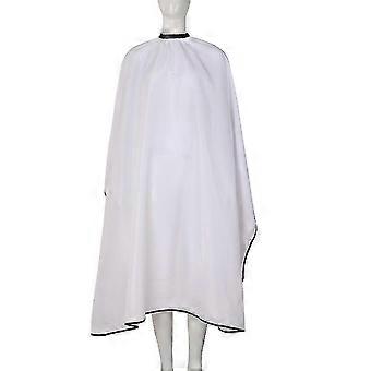 Cape de barbier, salon avec clip métallique réglable, coupe pour les barbiers et les stylistes - 55 x 63 pouces Barbier à usage domestique blanc