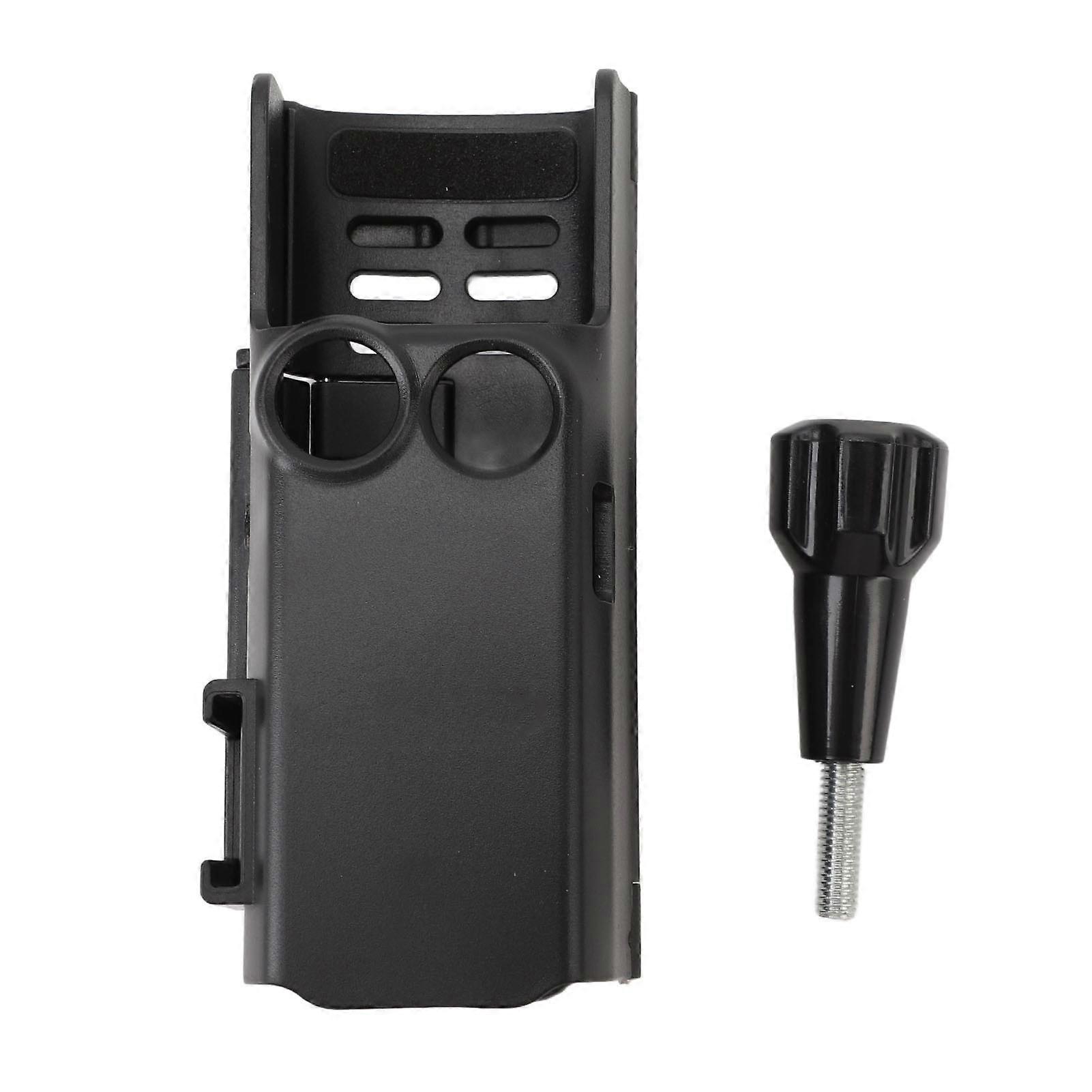 Expansion Adapter Mount ABS Extended Handle Expansion Frame with Cold Shoe Foldable 2 Prong Adapter for OSMO Pocket 3