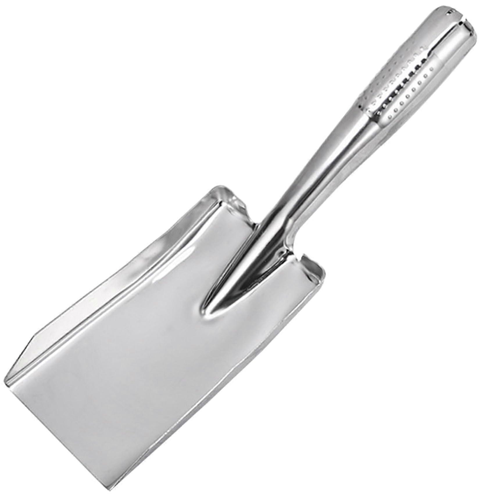 Stainless Steel Garden Shovel - Durable Soil Digging Tool for Planting and Transplanting - Ergonomic Handle Design